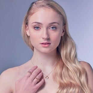 Sophie Turner Blonde And Baring Her Boobs