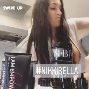 Nikki Bella Full Nip Slip Video