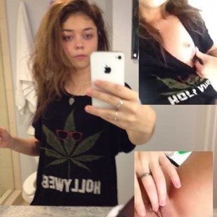 Leaked sarah hyland oops during selfie video