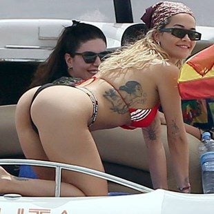 Rita Ora’s Ass In A Thong Bikini On A Sex Offender’s Boat