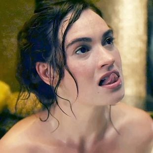 Topless lily james Lily James