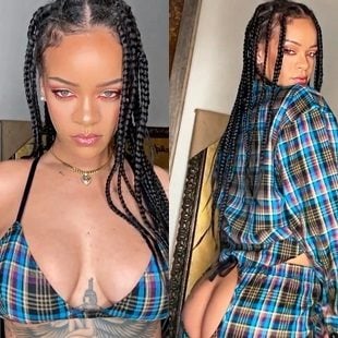 Rihanna Shows Off Her Enhanced Tits And Ass