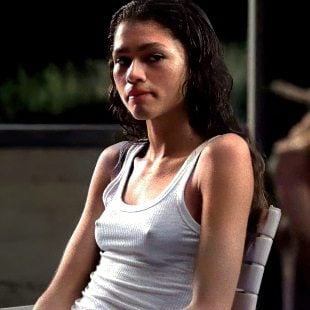 Zendaya Hard Nipple Pokies Scenes From “Malcolm and Marie” Colorized