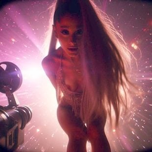 Ariana Grande New Nip Slips Behind-The-Scenes Photos
