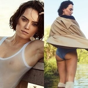 Daisy Ridley Nude Nips And Tight Ass Behind-The-Scenes