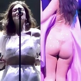 Lorde Nude Tits And Ass Cheeks In Concert