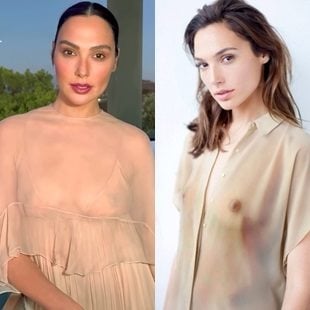 Gal Gadot Launches Nude Nipples Assault