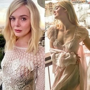 Elle Fanning’s Nipples Are Out of Control