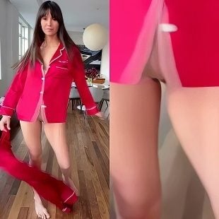 Nina Dobrev Nude Pussy Flash On TikTok