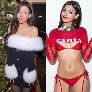 Victoria Justice Naughty “Santa Baby” Music Video