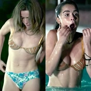 Kiernan Shipka Pussy Lip Slip In Bra & Panties Compilation