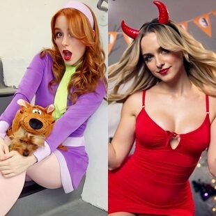 McKenna Grace Naughty Halloween Cosplaying