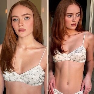 Sadie Sink’s Bedazzled Bra And Panties Blasphemy