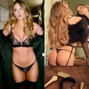 Sydney Sweeney Tits & Ass Lingerie Promo Enhanced In 4K