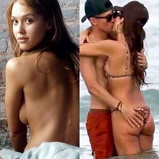 Jessica Alba Nude Side Boob To Attract New Boy Toys