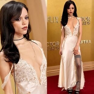 Jenna Ortega Attempts Deep Cleavage Degeneracy