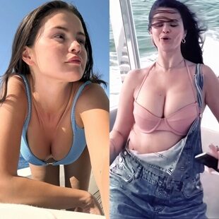 Selena Gomez Takes Her Tits And Ass Out On A Boat