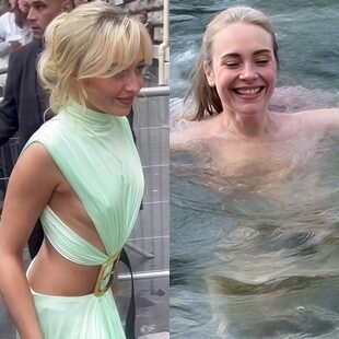 Sabrina Carpenter Nip Pokies And Nude Skinny Dipping In HD